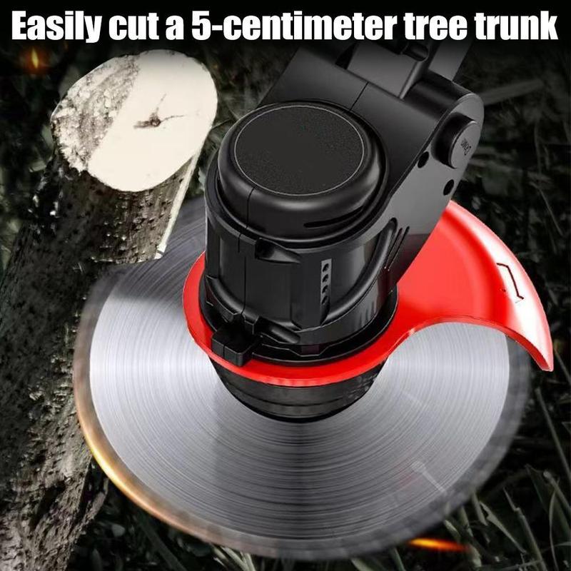 Cordless Electric Weed Eater 3-in-1, Lightweight Grass Trimmer with 2 Batteries, Stringless Lawn Edger & Brush Cutter for Yard and Garden,for Valentine’s Day Gift