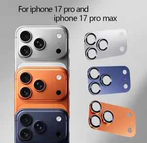 Kasevia Durable Metal Camera & Wireless Screen Protector for iPhone 17 Pro/17 Pro Max, Full Coverage, Anti-Scratch Tempered Glass Guard, Easy Installation Mobile Phone Accessory