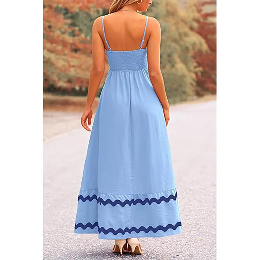 PRETTYGARDEN Women's Summer Flowy Maxi Dress Casual Sleeveless Spaghetti Strap Ruffle Beach Long Dresses-Womenswear Minimalist Light Blue Basic Machine Washable - TikTok Shop PRETTYGARDEN Women's Summer Flowy Maxi Dress Casual Sleeveless Spaghetti Strap Ruffle Beach Long Dresses-Womenswear Minimalist Light Blue Basic Machine Washable - TikTok Shop