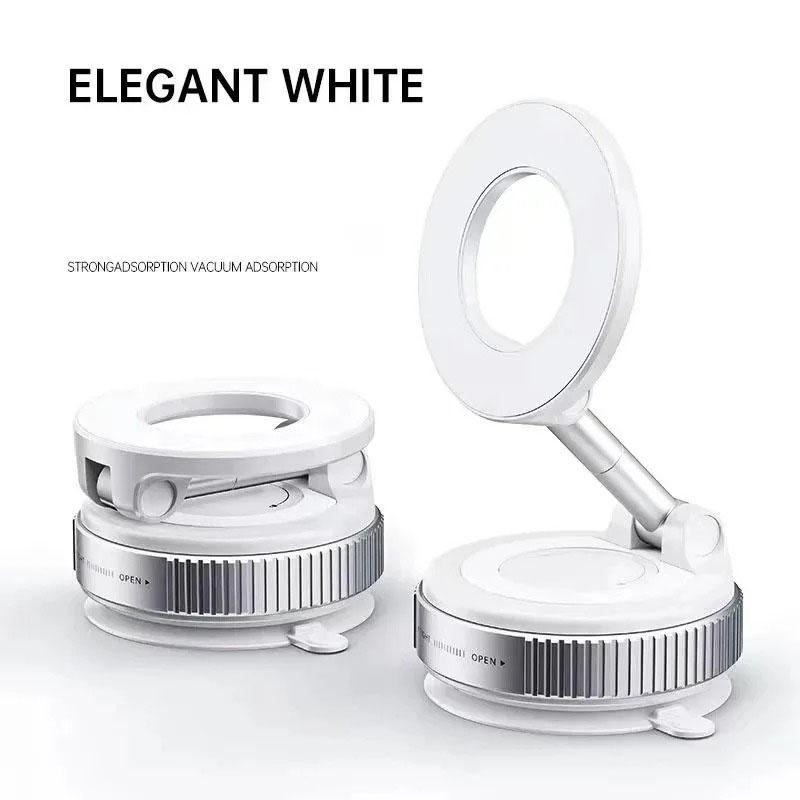 For Magsafe Car Phone Holder Suction Cup Vacuum Magnetic Phone Hholder 360° Rotatable Foldable Phone Holder Phone Accessories
