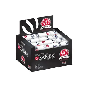 Sanek Neck Strips - 12 Packs of 60 Strips Total 720 Strips Soft Highly Absorbent Tissue Catches Loose Hair Absorb Perspiration & Drips Stretches To Fit Around Neck Keeping It Clean & Protected - Cosmetic