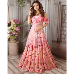 Tal dal pink tie & dye lehenga set