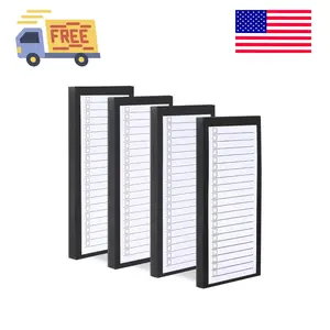 4 Pack Magnetic Notepads for Refrigerator