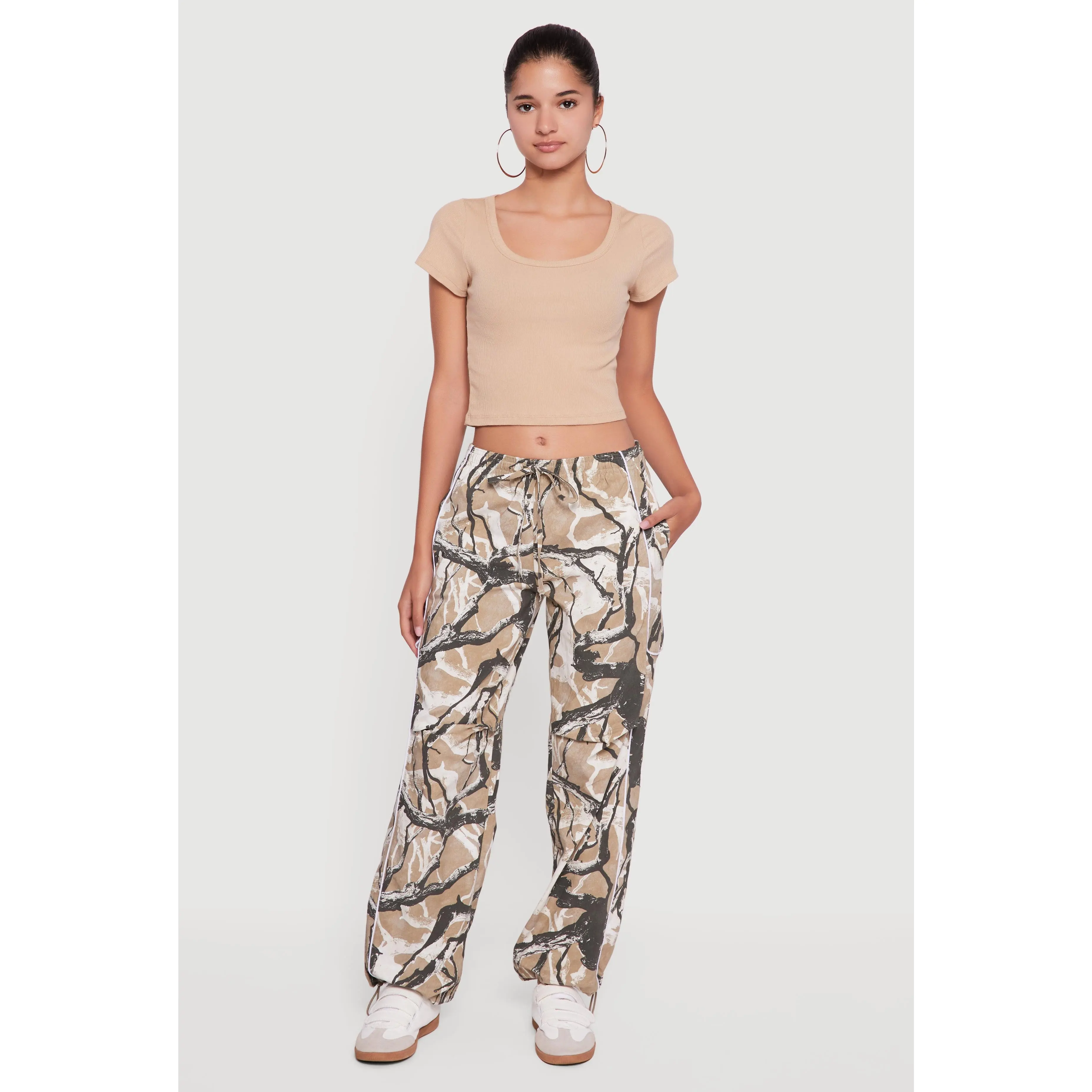 Hunter Camo Hyper Stretch Drawstring Waist Joggers