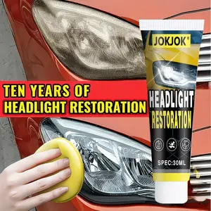 Soft Tube Headlight Remover, Repair Ceramic Headlights, Remove Yellowing, Oxidation, Fogging, Increase Brightness, Portable, Free Gift, Jokjok Brand