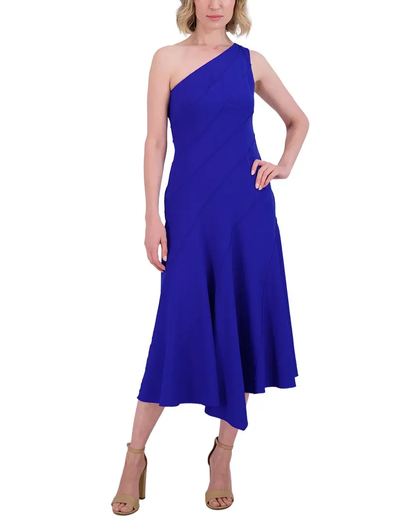 Vince Camuto One Shoulder Solid Maxi Dress