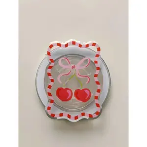 Clear Cherry Magnetic e-Reader Grip