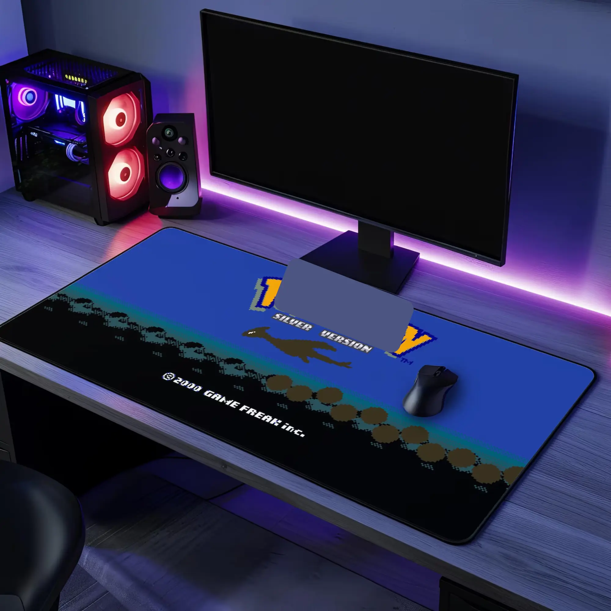 [2 Samples] PKM Themed Anime Mouse Pad Computer Offices Mousepad Anti-slip Desk Mat