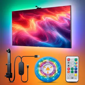 TV LED Backlight Sync to Screen, 9.84ft/16.4ft LED Lights for  TV & PC Monitors, Smart App Control TV Lights that Change with TV, Backlight with Camera, Music Sync Strip Lighting