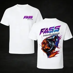 The FASS Diesel Fuel System Fiery Turbo short-sleeve shirt is a perfect gift for car enthusiasts, suitable for autumn wear, stylish and casual