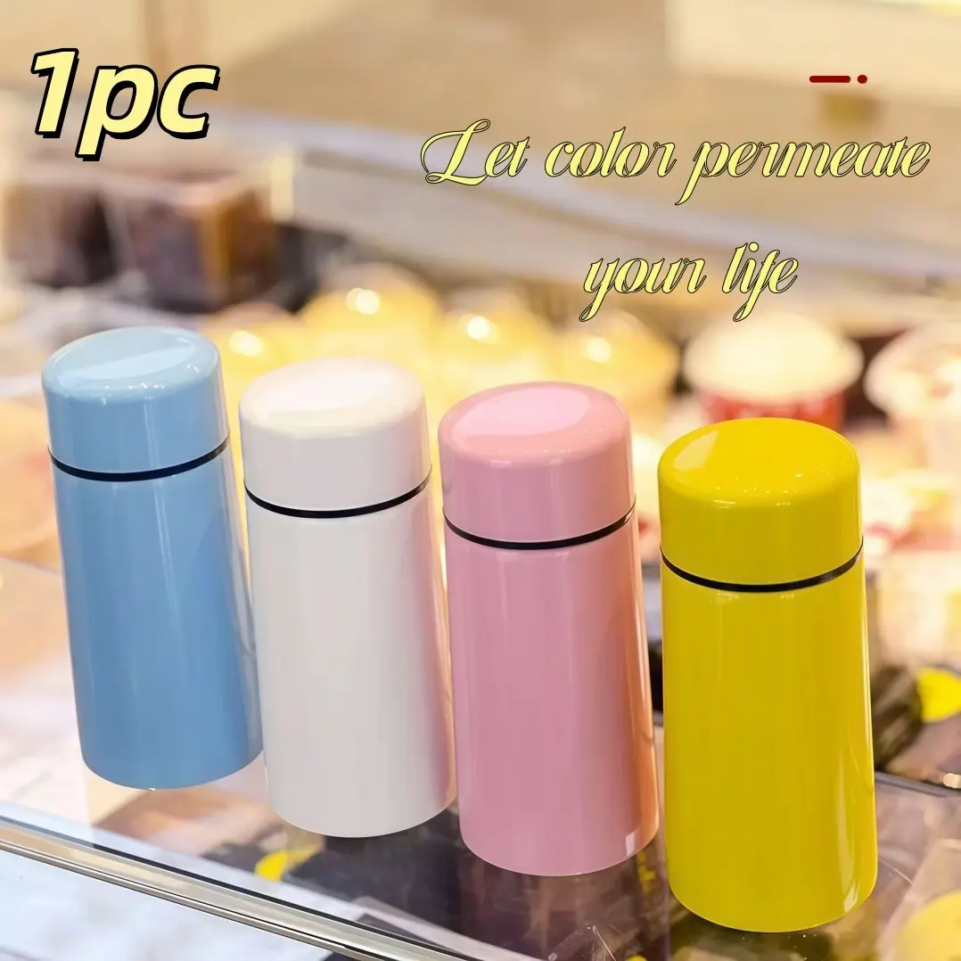 Portable Insulated Stainless Steel Cup, Thermo Tumbler, Keeps Drinks Hot or Cold, Perfect for Camping and Hiking, Cute Small Pocket Cup, Insulated Cups, 5.41 Oz