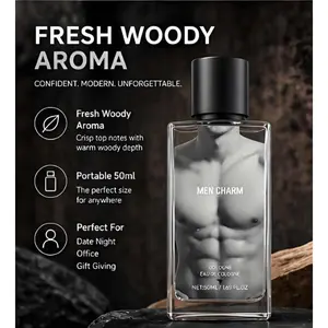50ml Portable Woodsy Fragrance for Men, Ideal for Dates & Office