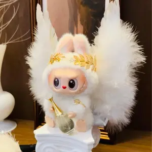 Fairy-Inspired Accessory Set for 6.7" Labu-bu (No Doll) ,Includes Wings, crown, Bracelet & Mini Perfume Bottle – Magical & Elegant Doll Decor,Laboo Accessories