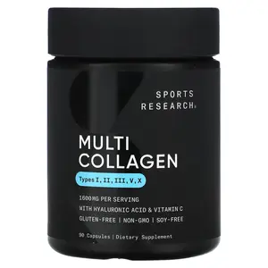 Sports Research Multi Collagen , 1,600 mg, 90 Capsules