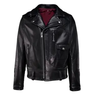 Black Vandal Moto Leather Jacket