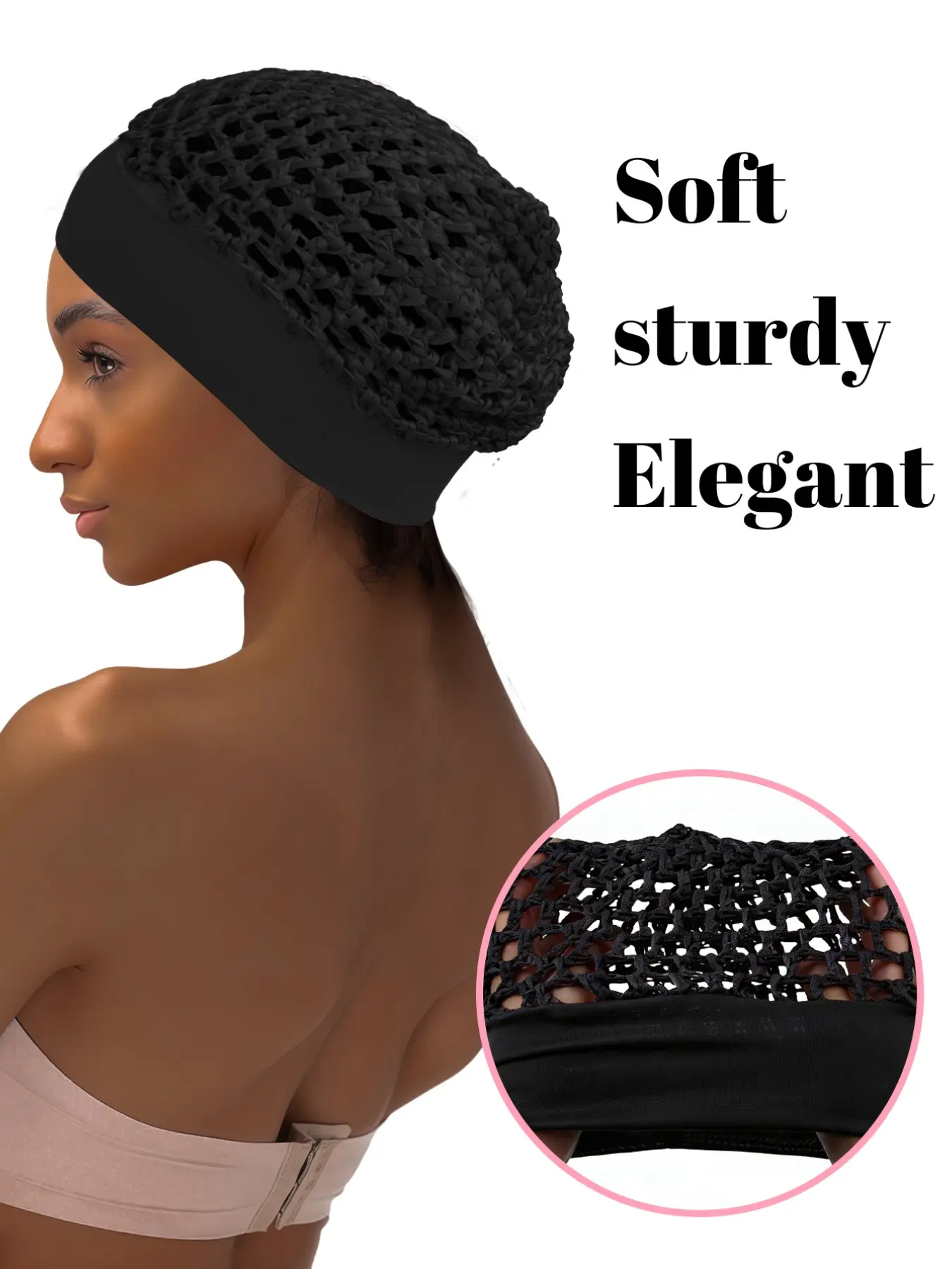 Soft Breathable Solid Color Cap, Comfortable Net Hat, Sleeping Bonnet for Sleeping and Hair Care, Haircare, Ideal for Daily Use and Beauty Needs, Sleep Bonnets