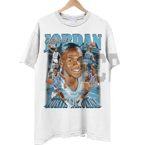 Michael Jordan Shirt, Classic 90s Graphic Tee, Basketball Shirt, High Quality, Vintage Style, Trendy Clothing, Great Gift For Friend, Street Style, Many Colors Size S To XL, Tiktok Shop Menswear Top Streetwear