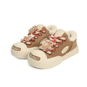 Smile CocoaElf Canvas Shoes Casual Footwear Women Girl