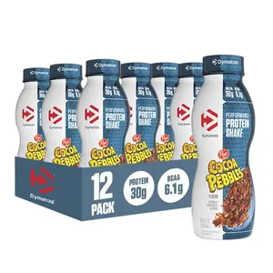 Chocolate Protein Shake Ready to Drink 30G Protein 6.1G BCAA Muscle Recovery No Added Sugar Gluten Free 11.5 Fl Oz 12 Pack