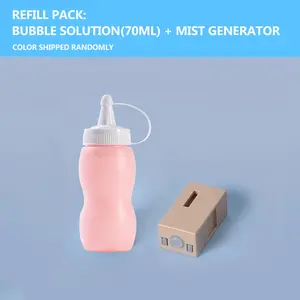 Fog Bubble Machine Refill Solution – Magic Smoke Bubble Liquid for Kids’ Bubble Wand or Machine