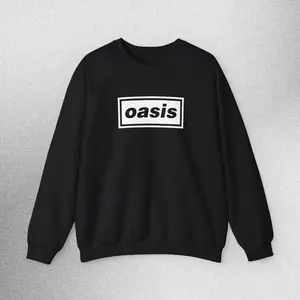 Oasis Crewneck Sweatshirt | Cozy Unisex Pullover for Relaxed Vibes | Perfect Gift for Friends & Family | Casual Graphic Sweatshirt honey  crewneck
