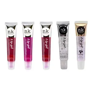 Nicka K Dream World 5 Pack Lip Gloss Gel - Clear, Rosehip, Bubble Gum, Cherry, Strawberry