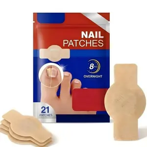 21pcs Invisible Nail Care Patches for Toenails, Long-Lasting Hydrogel Nail Conditioning, Easy to Use, Comfortable Fit, Daily Nail Care Stickers
