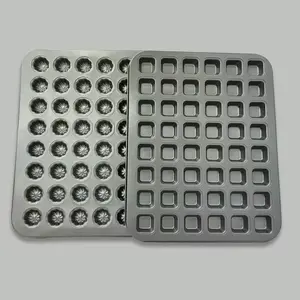 48-Cup Mini Cupcake Baking Pan, Heat-Resistant Muffin Cake Pan, Durable & Easy Clean, Perfect for Home Bakers, Crispy Sponge Cake Mold