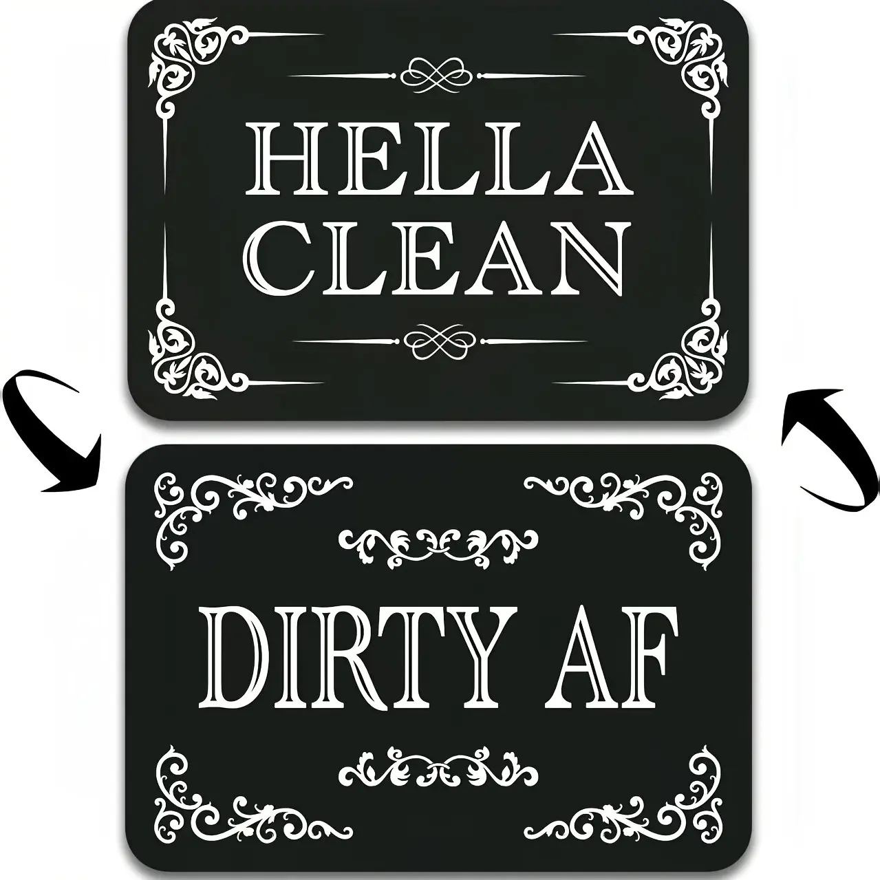 Double Sided Dirty Clean Indicator Sign, Dishwasher Magnet, Refrigerator Decorating Magnet, Fun Kitchen Home Use, Clean Dirty Sign, Refrigerator Stickers, Switchablecleaning Label, Magnets For Fridge, Magnetic Item