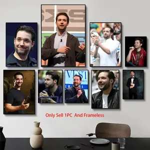Reddit Co-Founder A-Alexis Ohanian Poster HD self-adhesive fade-proof waterproof wrinkle-resistant poster stickers suitable for living room bedroom dormitory cafe bar background decoration wallpaper and gifts