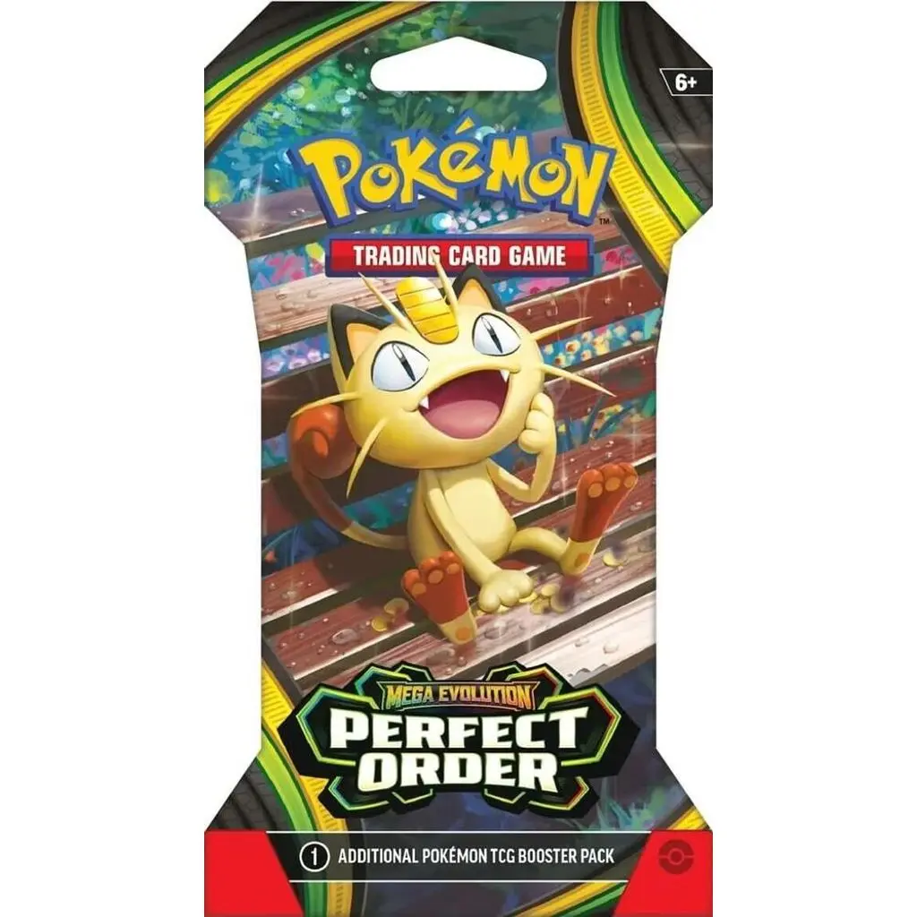 [SEALED] Pokemon TCG: Mega Evolution - Perfect Order Sleeved Booster Pack [ME03] 10 Cards Per Pack - Pack Art May Vary
