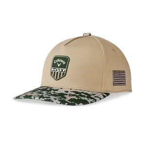 Callaway Golf Men's Military Adjustable Hat in Tan/Camo