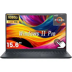 Dell 15 Touchscreen Laptop for Business, Up to 64GB DDR4,Up to 4TB SSD, AMD Ryzen 7 7730U (8 Cores), 15.6" FHD Display, Bluetooth 5, HD Webcam, Windows 11 Pro