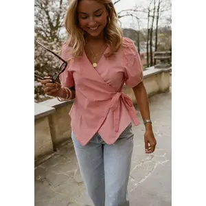 Red Camille Blouse