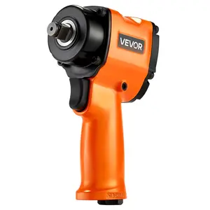 VEVOR 1/2-Inch Air Impact Wrench, Up to 738 ft-lbs Nut-busting Torque, Stubby Size & Lightweight Pneumatic Impact Gun for Auto Repairs and Maintenance