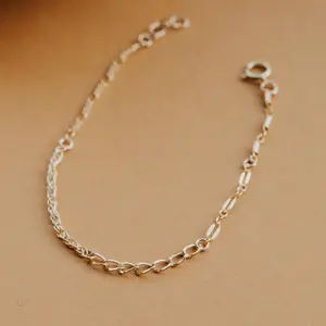 Hello Adorn Patchwork Mixed Chain Bracelet - Any Occassion Jewelry - Women's Fashion Accessory