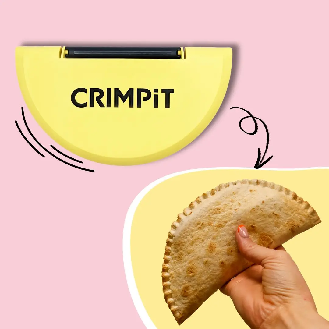 Large CRIMPiT Tortilla Sealer (10-12" flour tortillas) - Mess-Free Meals, Versatile Cooking, Endless Recipe Ideas, Perfect for Leftovers - Kitchen, U