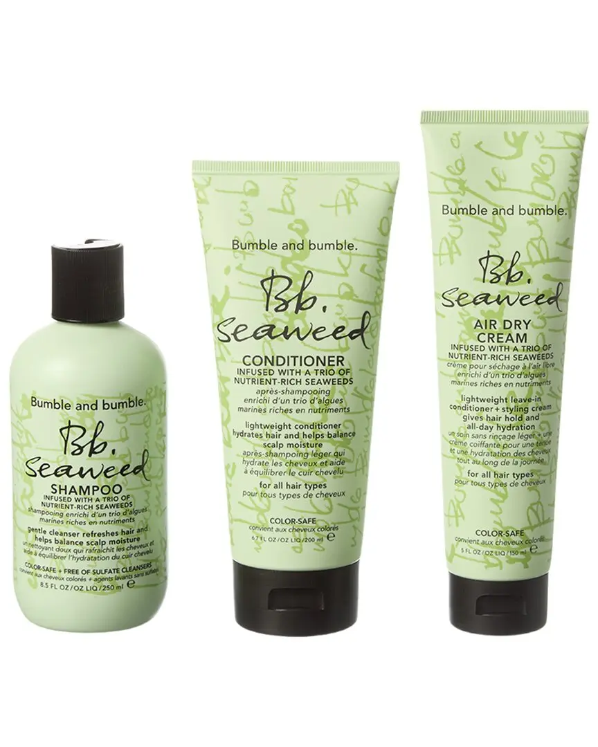 Bumble and bumble. 3pc Seaweed Shampoo & Conditioner & Air Dry Cream