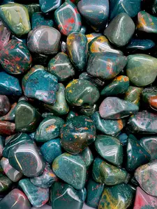 Bloodstone Tumbled Stone - Polished Bloodstone Crystal