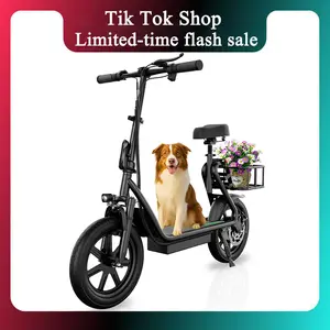 ESBS PRO Electric Scooter for Adults with Seat,   500W-750W, Top Speed 22mph, Driving Range 27-62 Miles, Pet-Friendly Design Bike motor peak dual braking