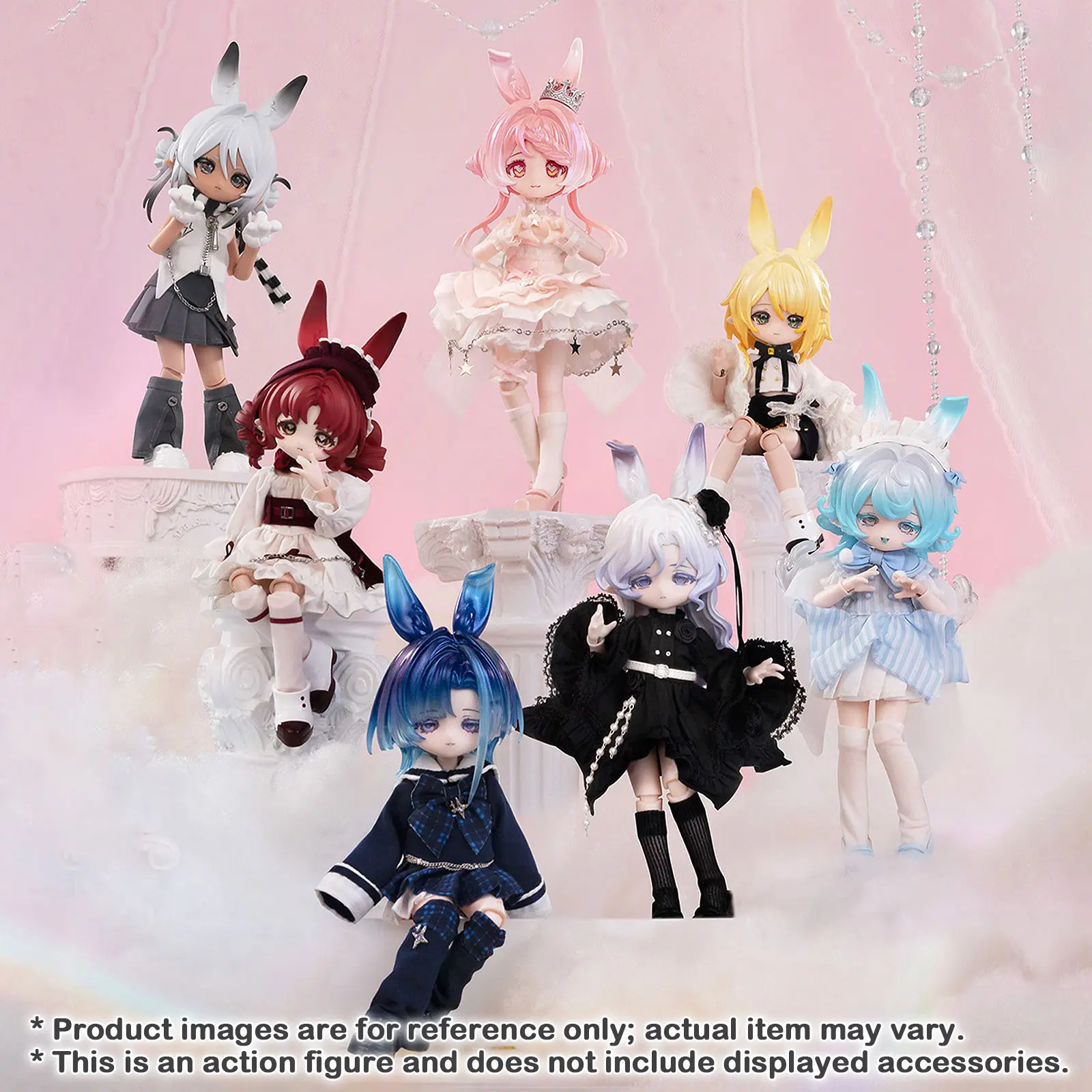 Bonnie's 3rd Generation Meteorological Series BJD Action Figure Blind Box, with ID Card, 1/6 Regular Odds, 1/72 Rare Pull for Collecting Fun, Action Figures, Handmade Toy