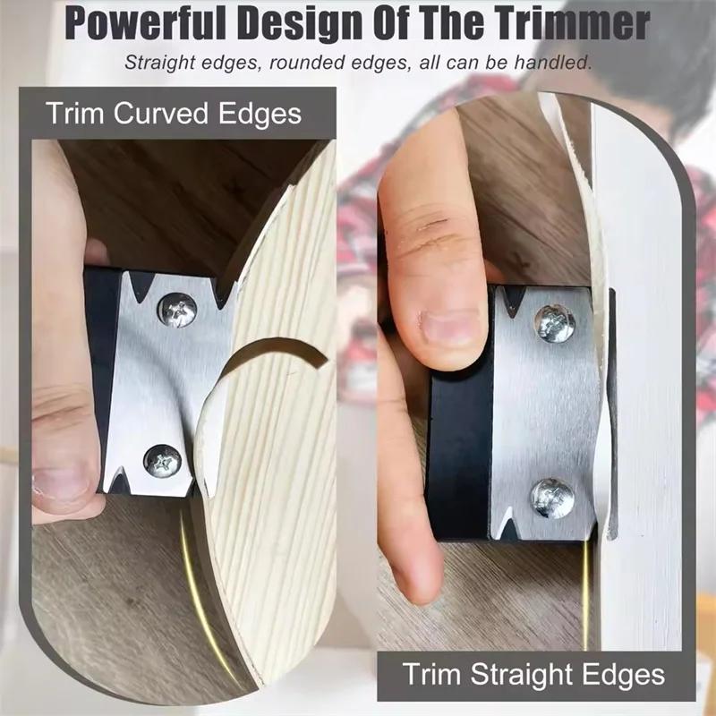 Woodworking Edge Trimmer & Chamfering Tool | Corner Planer for Wood Deburring & Fillet Scraping | Handheld Chamfer Knife for Laminate, Veneer, Edge Banding | Specialty Wood Carving Tool Woodworking Edge Trimmer & Chamfering Tool | Corner Planer for Wood Deburring & Fillet Scraping | Handheld Chamfer Knife for Laminate, Veneer, Edge Banding | Specialty Wood Carving Tool