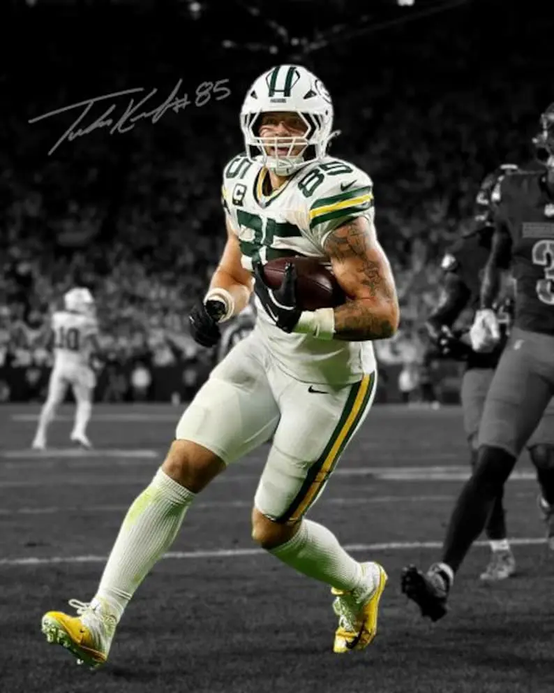 Tucker Kraft Green Bay Packers Signed Photo Print Autograph Wall Art - Poster Print Unframed