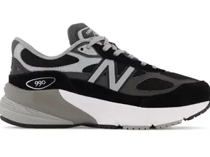 New Balance FuelCell 990v6 Black Silver (GS)