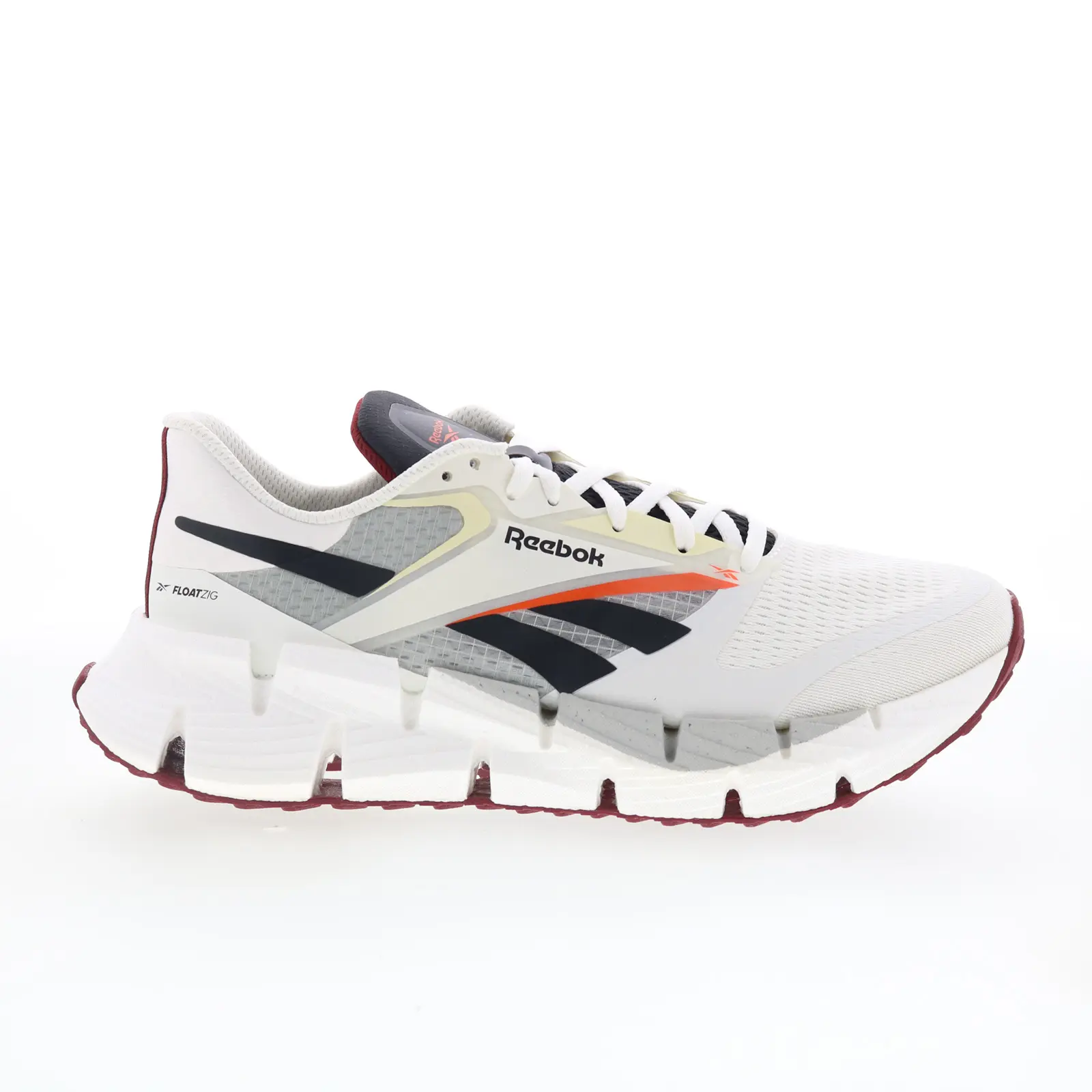 Reebok Floatzig 1 Mens Gray Canvas Lace Up Athletic Running Shoes