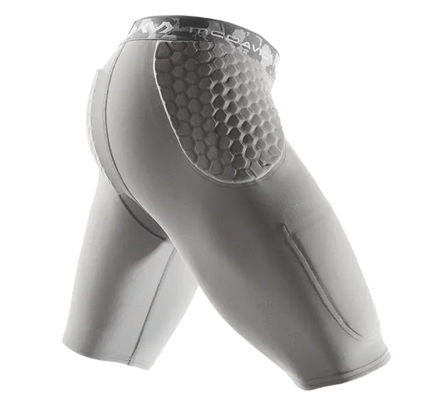 McDavid HEX Girdle/2-Pocket -  features HEX hip pad protection and provides compression technology that supports large core muscles, helping reduce pulls and fatigue for ultimate confidence in motion