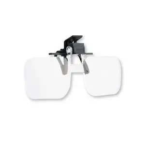 Carson Clip and Flip 1.5x Clip On Magnifying Glass Lenses, Handsfree Wearable Magnifier (OD-10)