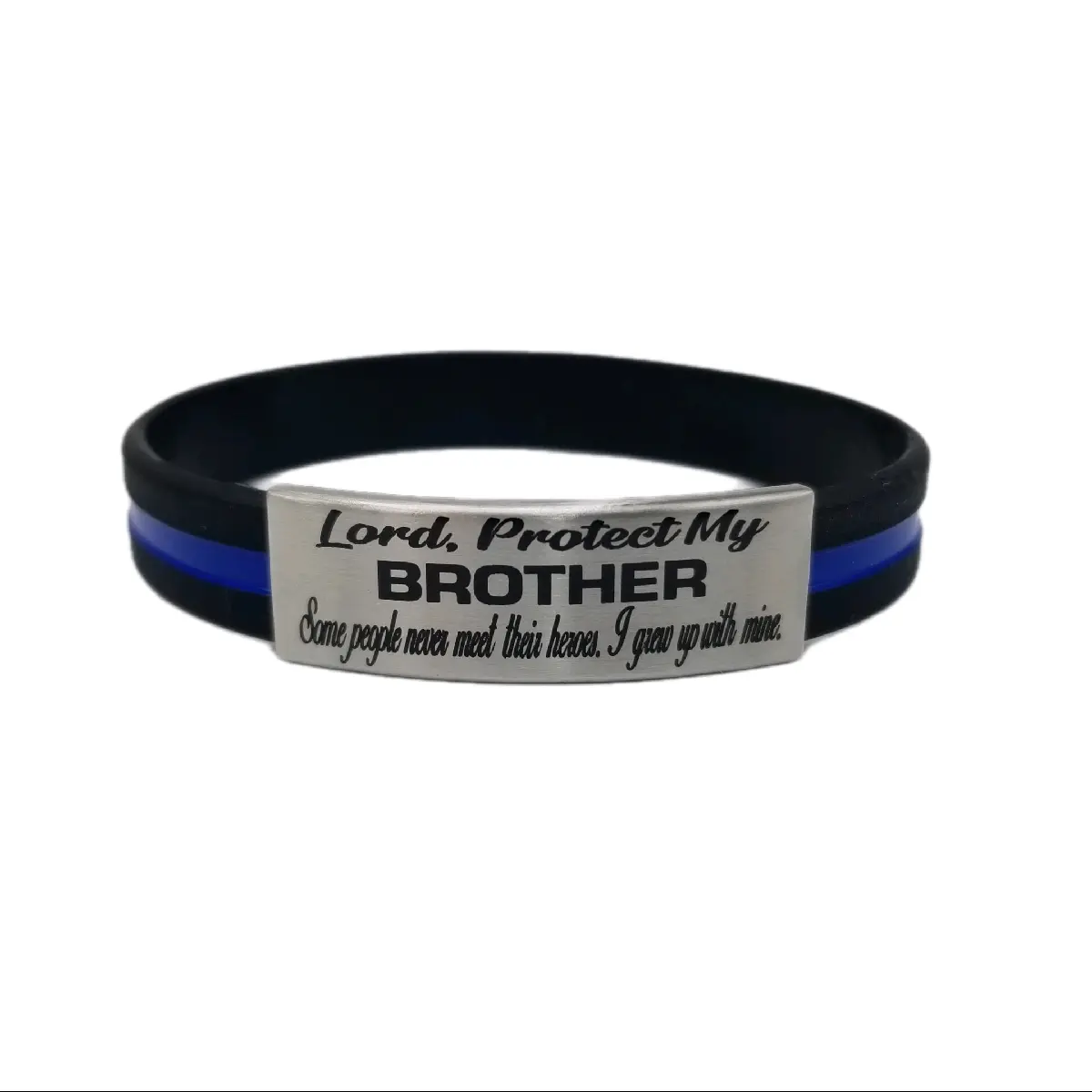 Custom Engraved Police Bracelet