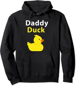 Funny Daddy Duck Rubber Duck Pullover Hoodie - Autumnsc Shop 38B0825P9DJL