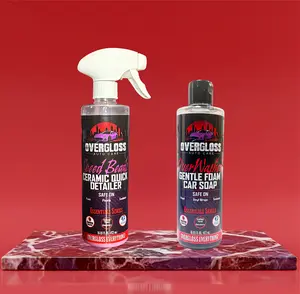 OverGloss Ceramic Shine System - Complete Kit for Easy Vehicle Cleaning & Ceramic Coating with Speed Beads & OverWashed